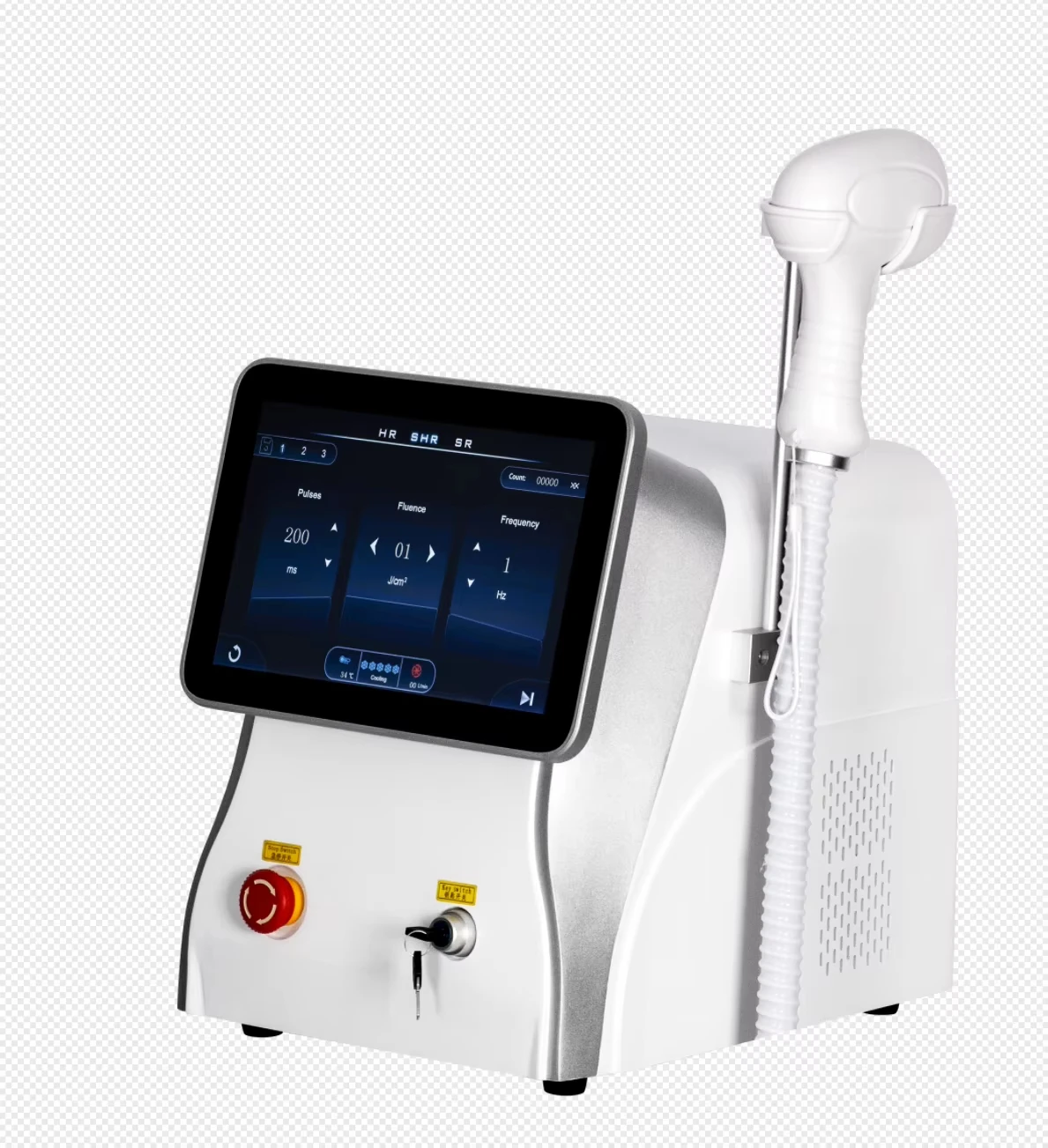Professional laser permanent hair removal machine 3 wavelength diode laser hair removal machine view 3