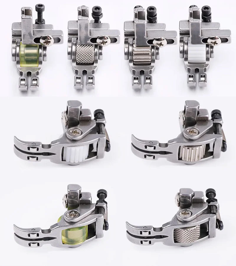 

New Adjustable Cording/Regular/Zipper Roller Presser Foot #T3 Universal Roller Foot For Industrial Sewing Machine Accessories