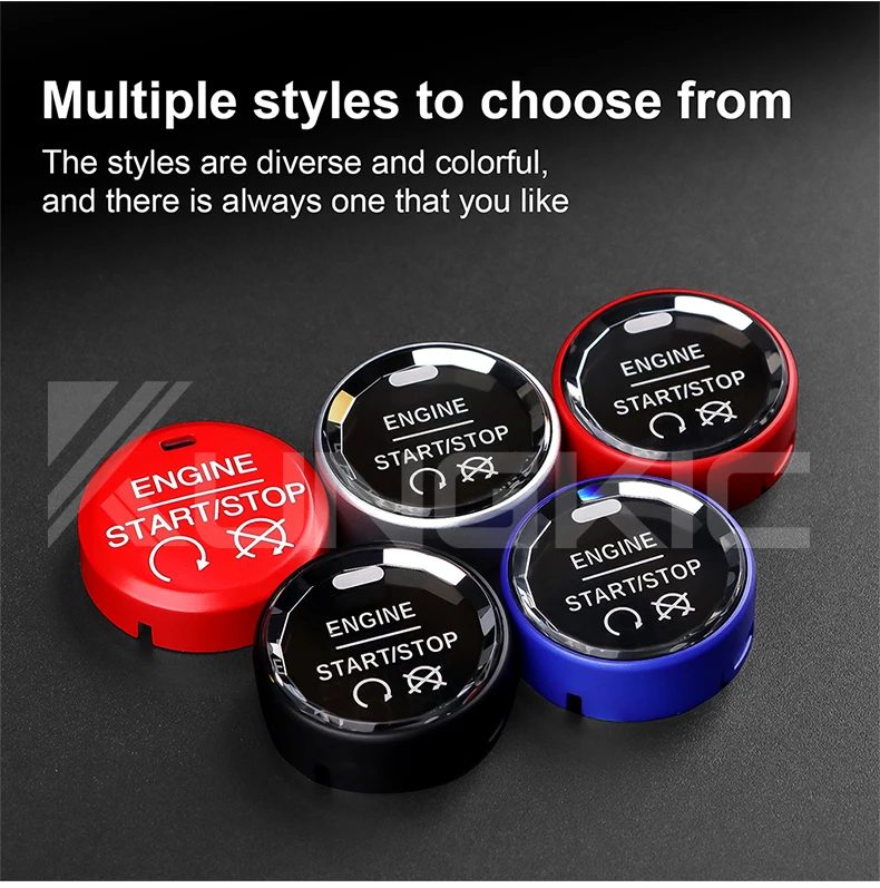 Auto-Start-Motor-Stoppschalter Zündknopf Ersatz für Ford Mustang 2015 2016 2017 2018 2019 2020 2021 2022 2023 – Detail 5