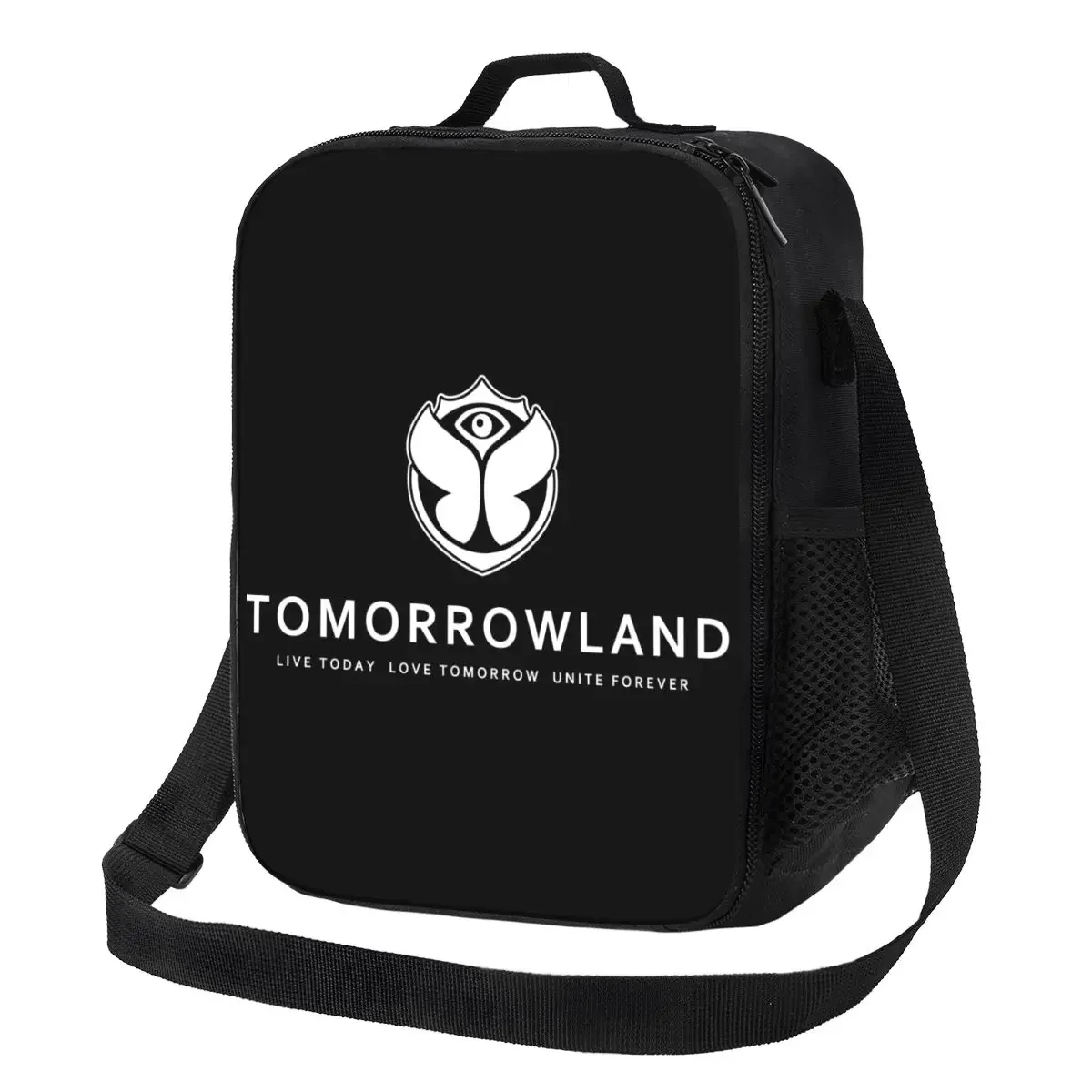 Tomorrowlands Resuable Lunch Box Multifunction Electronic Dance Music Festival Cooler Thermal Food Insulated Lunch Bag Kids