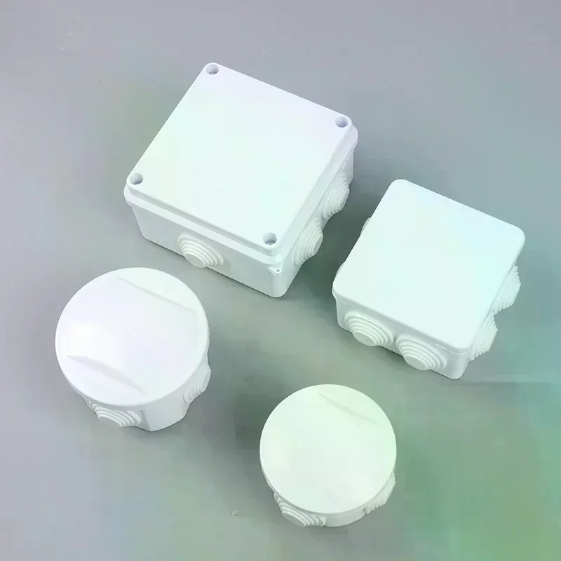 Accessory White Connection Cable Branch Diy Waterproof IP65 Power Case Junction Box Indoor Wire Shell Electric Control Boxes