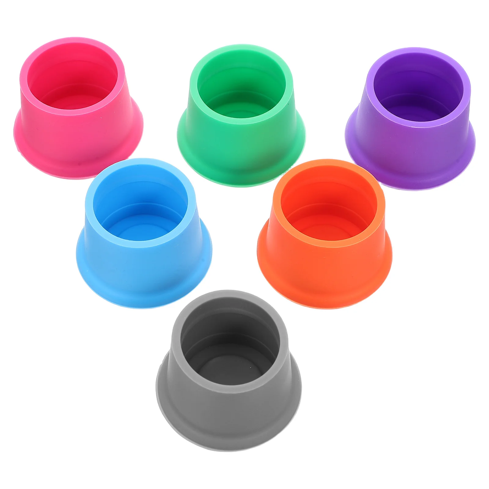 

6Pcs Silicone Wine Bottle Toppers Reusable Seals for Wine Beer Soda Soft Material Snug Fit Kitchen Bar Accessories