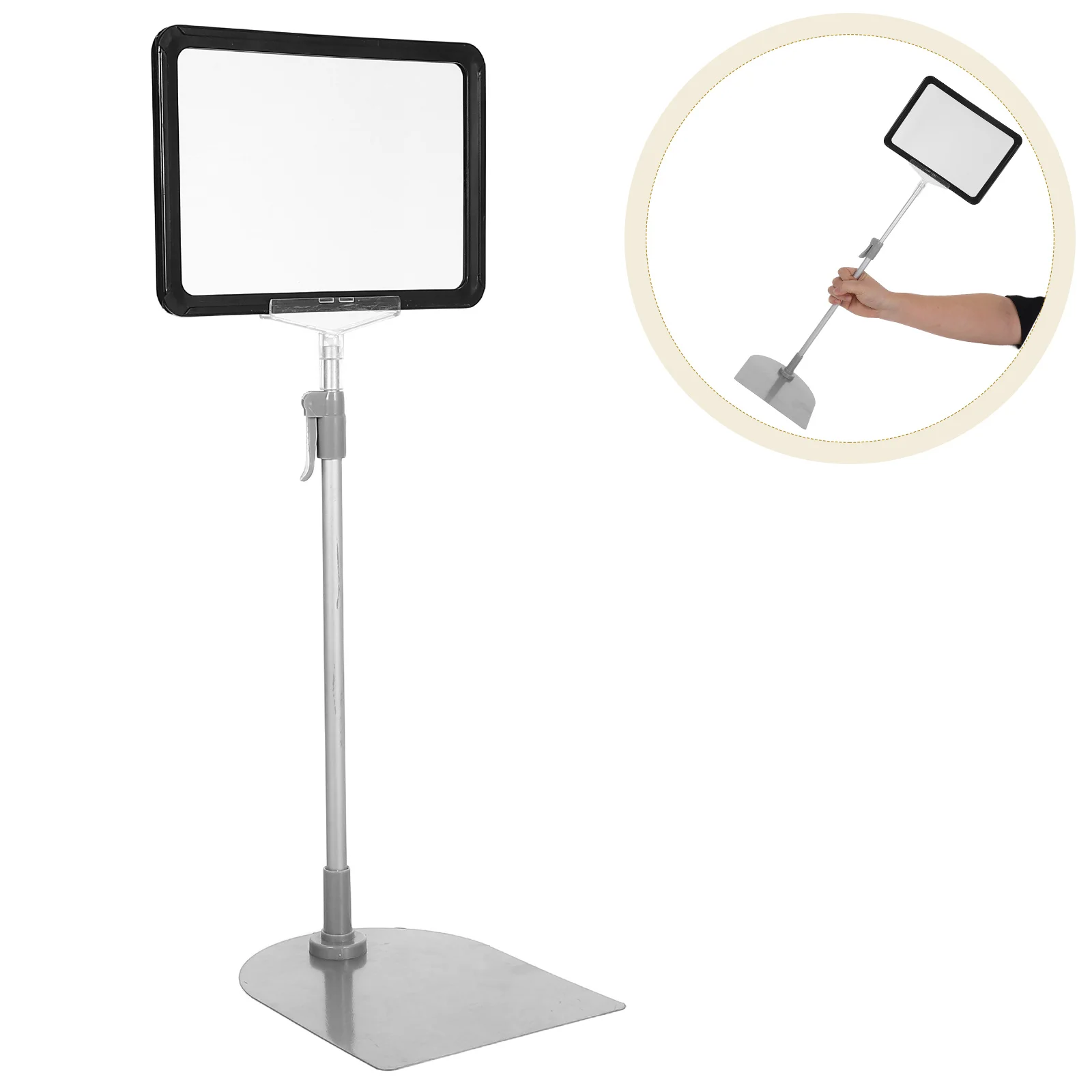 Price Display Board Plastic Holder Stands Craft Sign Clip Promotional Card Advertisement Stand Poster Board Display Table Sign