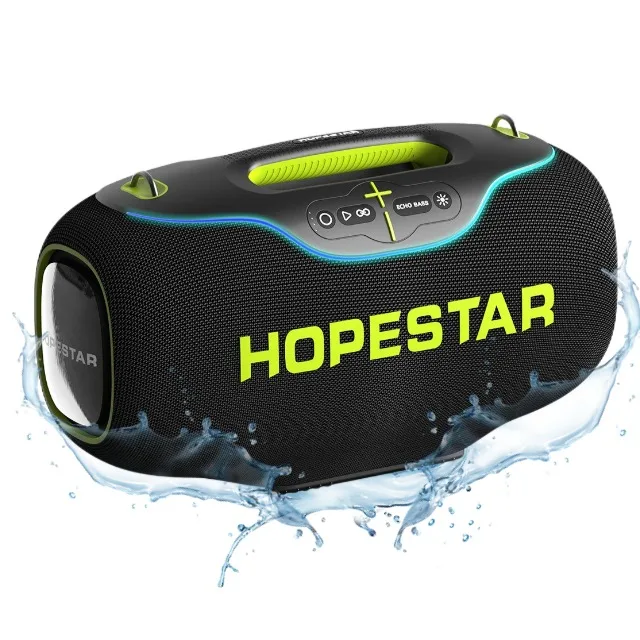 

2025 hot sale Hopestar Speaker A80 High Quality Portable Audio Players 350W RGB Wireless Subwoofer Home Theatre USB for Parties