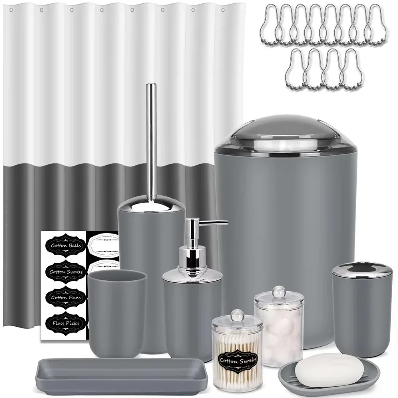Hotel environmentally friendly bathroom set Home European essential bathroom accessories set