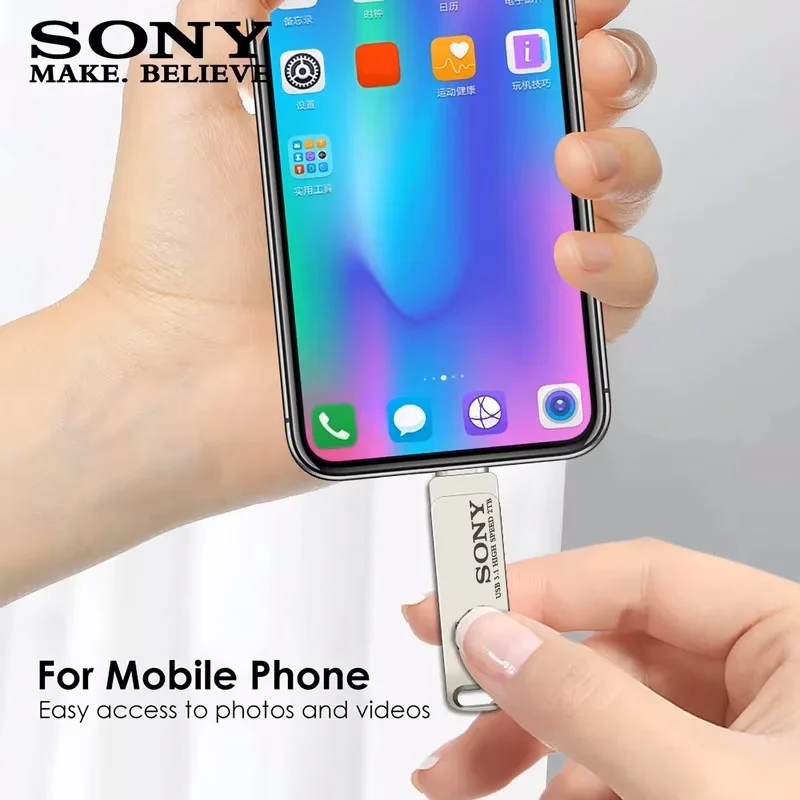 محرك أقراص فلاش SONY USB 3.1 C-Type لهواتف iPhone 15 وHuawei وAndroid - متوفر في خيارات تخزين 1 تيرابايت 2 تيرابايت 4 تيرابايت 8 تيرابايت 16 تيرابايت 32 تيرابايت 64 تيرابايت #6