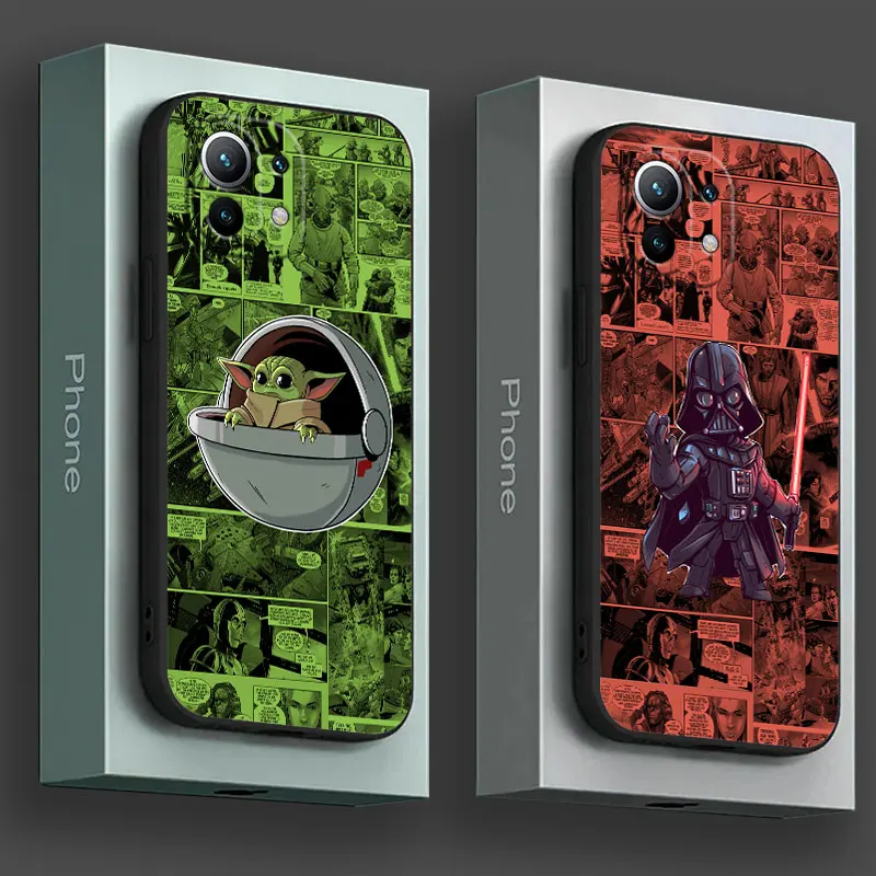 

S-Stars-Wars Yodas Kyloren Comic Phone Case For Xiaomi Poco X8Pro Max X7 X8 M6 M7 M8 F6 F7 Pro F8 13T 14T 15T Pro 15 Ultra Cover