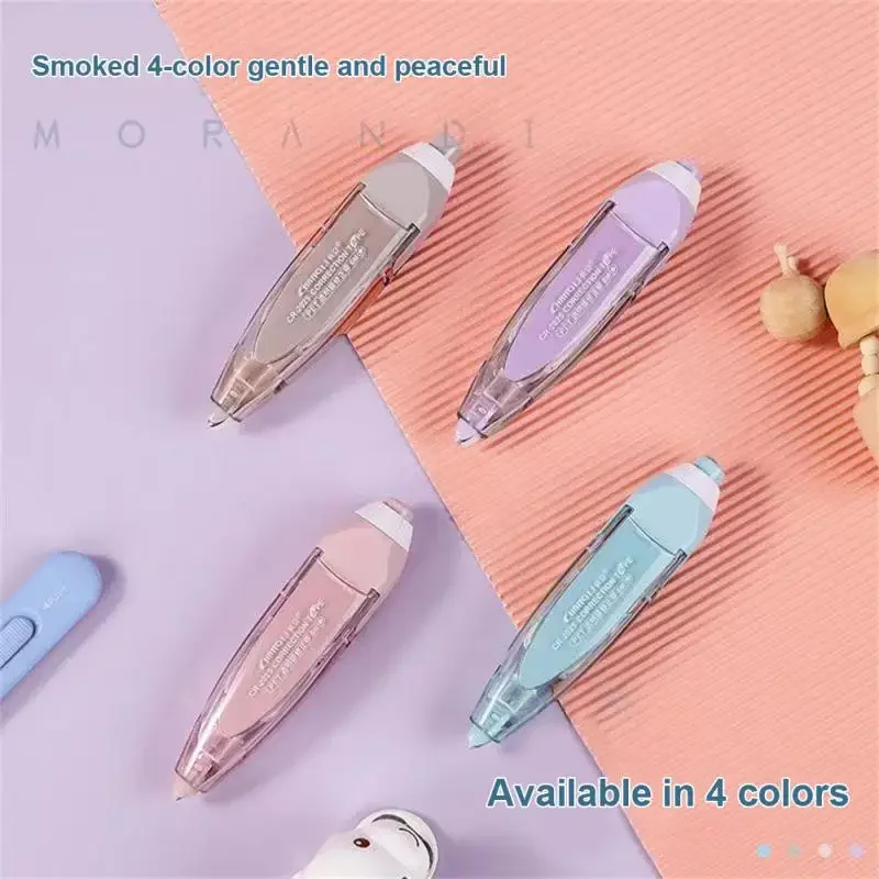 Morandi correção de cor kawaii branco para fora banda de correção bonito coreano papelaria substituível núcleo escola material de escritório