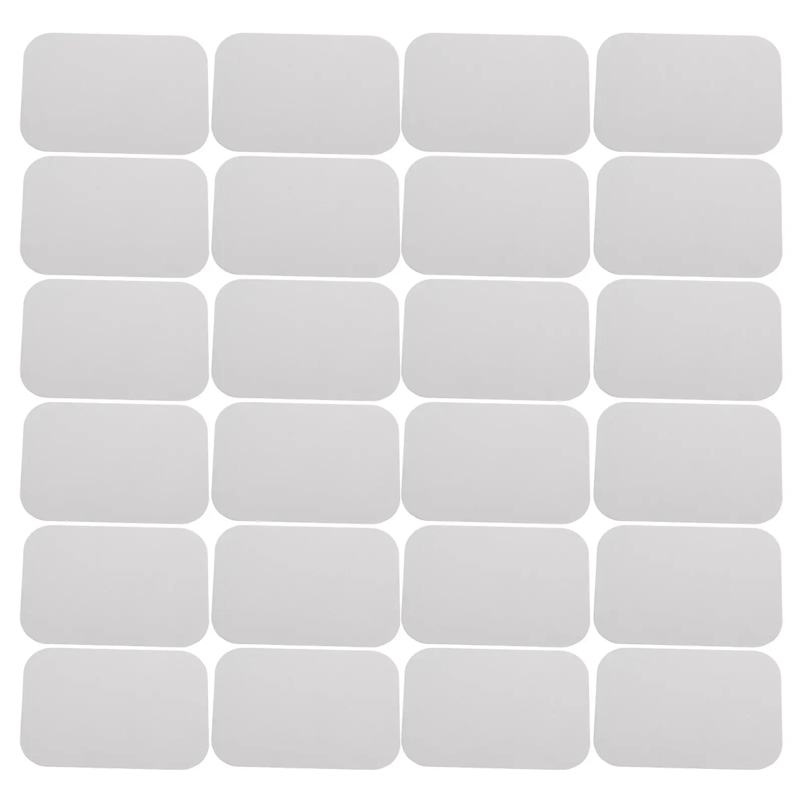30 Pack Self Adhesive Metal Plates 65 x 45 mm for Magnetic Cabinet Light Under Cabinet Closet Mount
