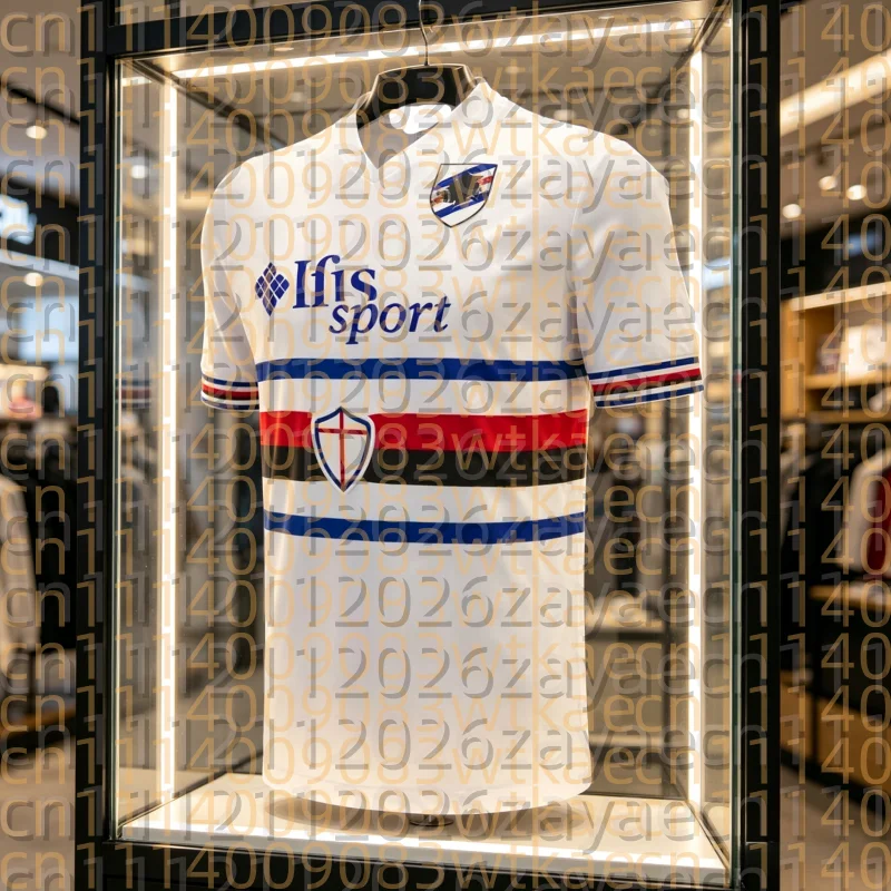 2026 New Italian Style Sampdoria Arrival Football Jersey Athletic Leisure T-Shirt Adult Unisex Y2K Family Kids Tees Parent-child