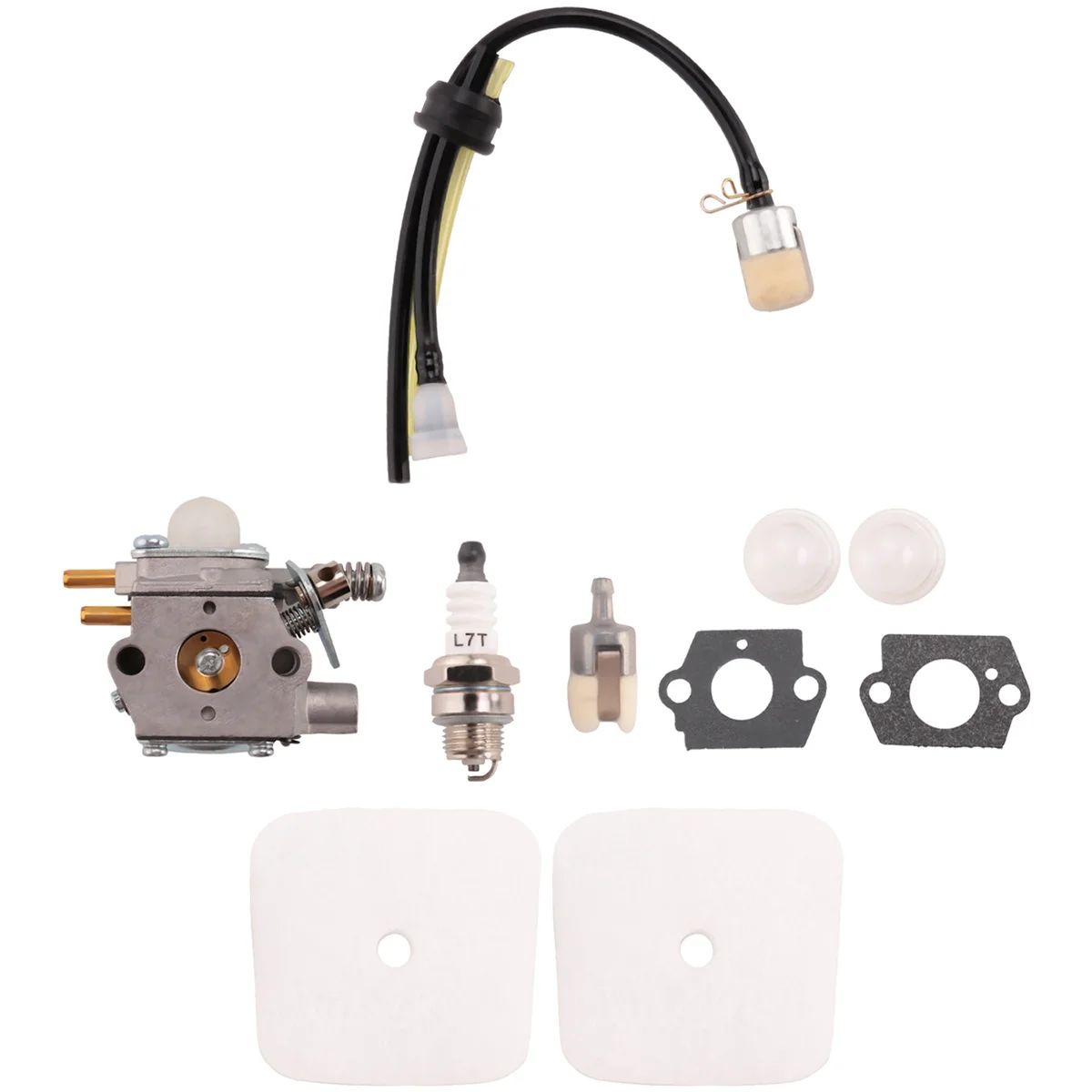 Kit carburatore per Echo Hca-2400 Ppsr-2433 Pe-2400 Srm-2400 Wt-424-1 Wt-424C