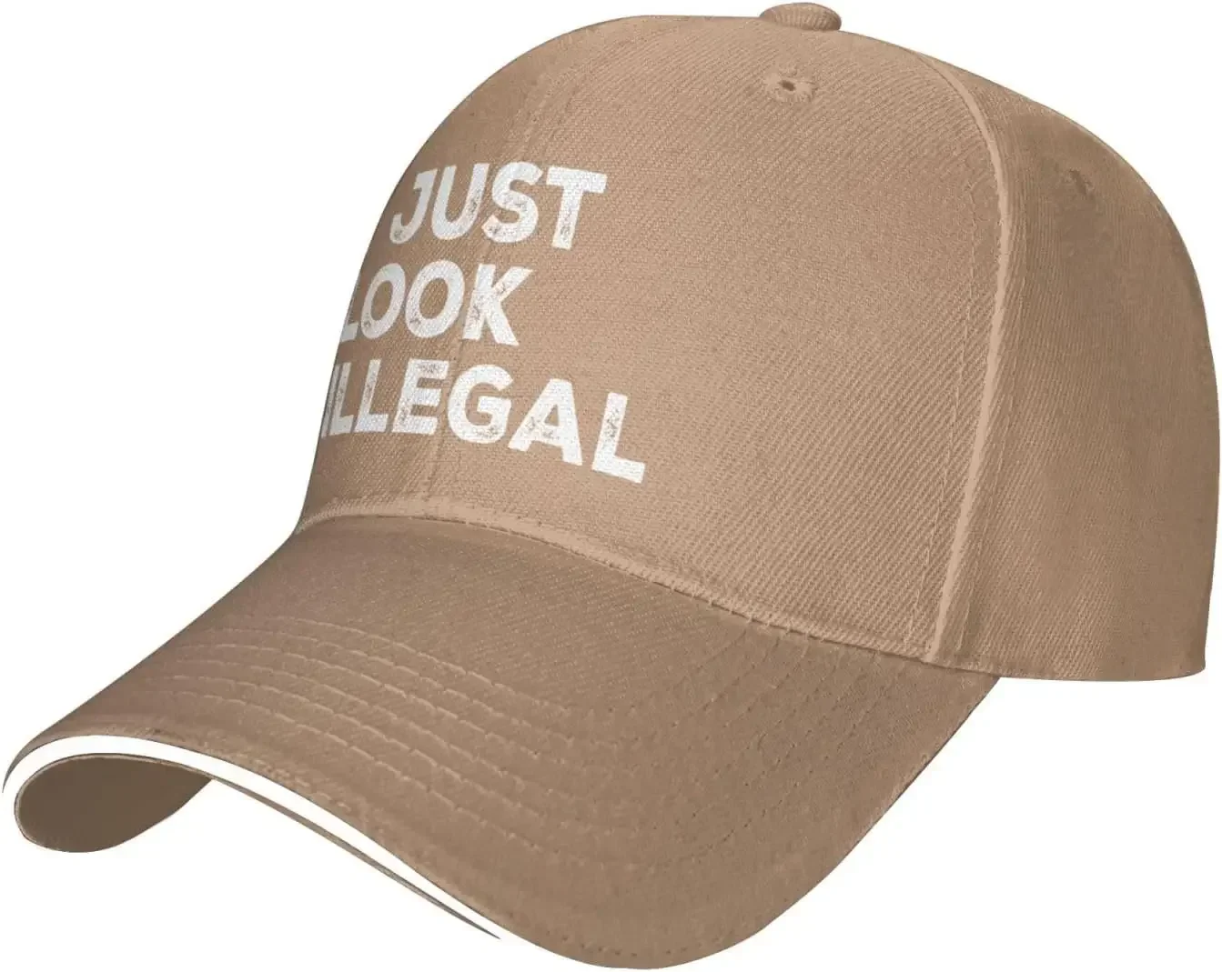 I Just Look Illegal Cap for Men Baseball Hats Trendy Caps