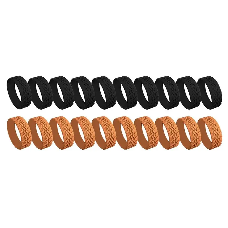 

ABXF-20 Pack Luggage Wheel Covers, Adhesive Silicone Suitcase Wheel Covers, Anti Fall-Off Luggage Wheel Protector For Single
