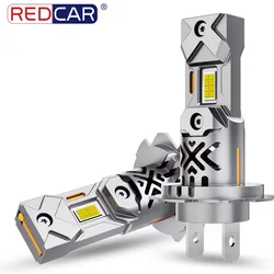 2pcs 220000LM H7 LED Headlight Bulb 9005 HB3 9006 HB4 H11 H8 120W Mini CSP Car Headlamp With Fan Auto H7 Turbo Led DC 12V 6500K