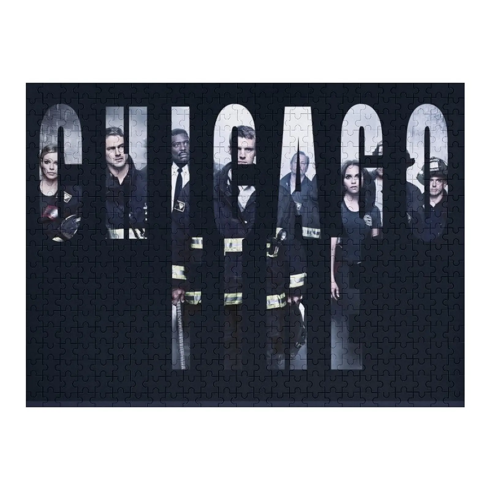 

Пазл Chicago Fire Cast Персонализированный деревянный фото Персонализированный IQ Индивидуальная головоломка с картинками