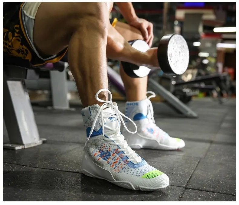 أحذية مصارعة رجالي قابلة للتنفس أحذية ملاكمة كاراتيه كونغ فو أحذية مصارعة فنون الدفاع عن النفس أحذية رياضية ناعمة من الأسفل للبالغين