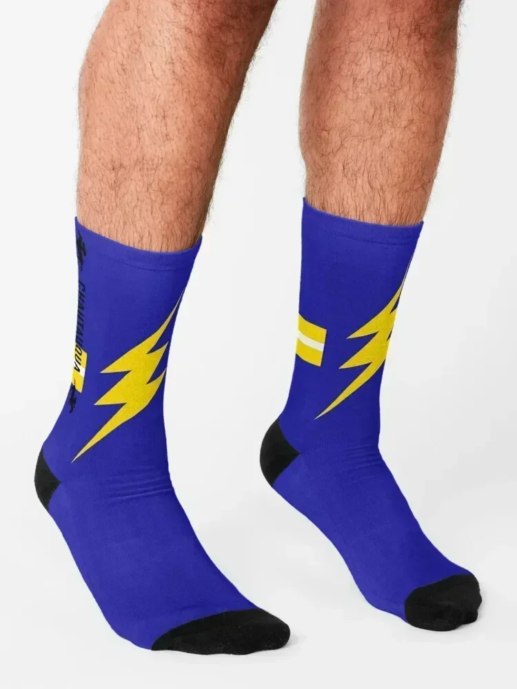 CHAUTAUQUA - RACEHORSE - SILKS Socks Men's winter gifts anti-slip bright garter Socks Men Women's