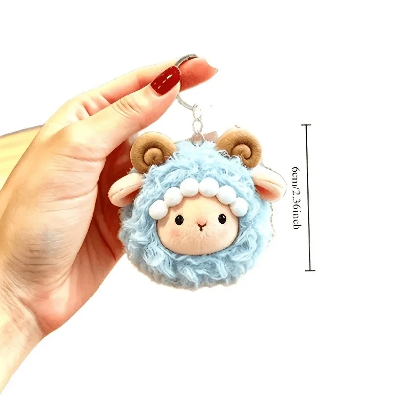 9pcs Set of 2027 Year of The Sheep Keychain Charms, Sheep-Themed Gifts, Cute Lamb Pendants, Backpack Charms
