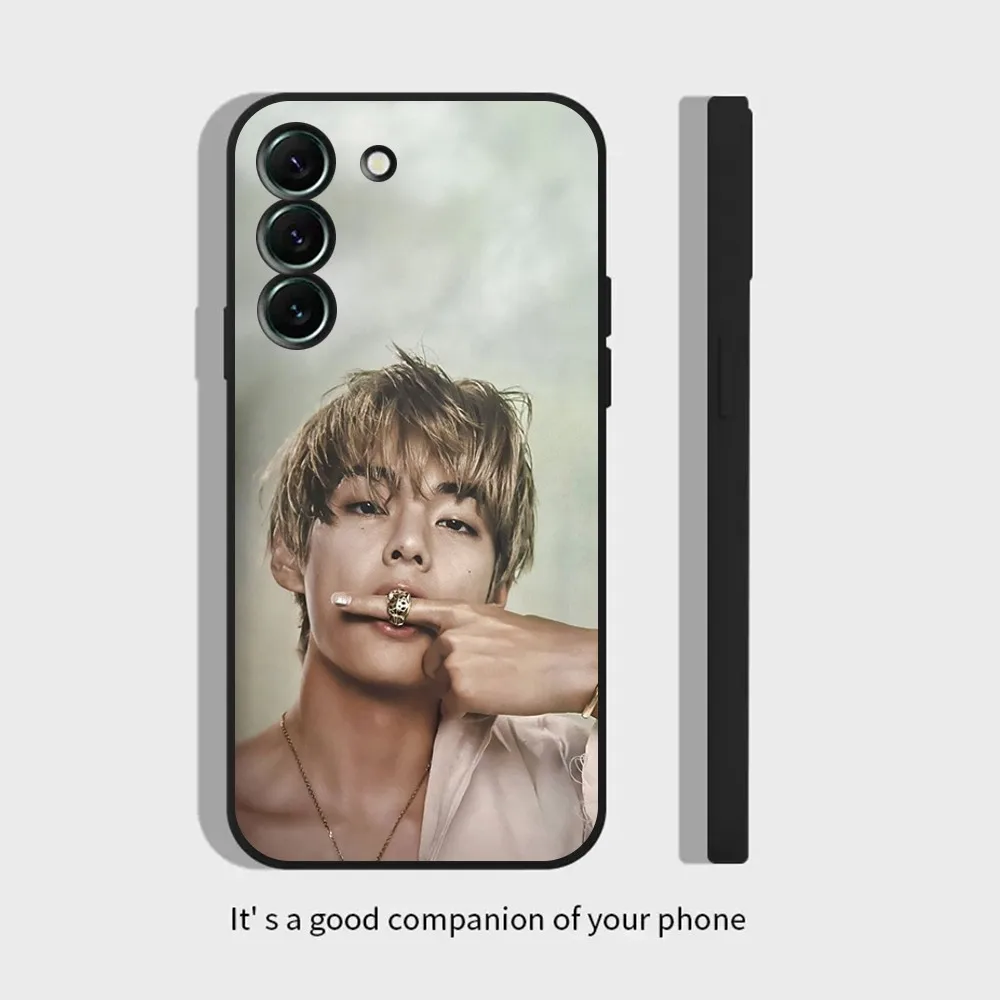 Singer Kim T-Tae H-Hyung V Phone Case For Samsung S20,Fe,21,22,23,24,Ultra,S30,22,9,10,plus,S30 ultra 5G Silicone Cover