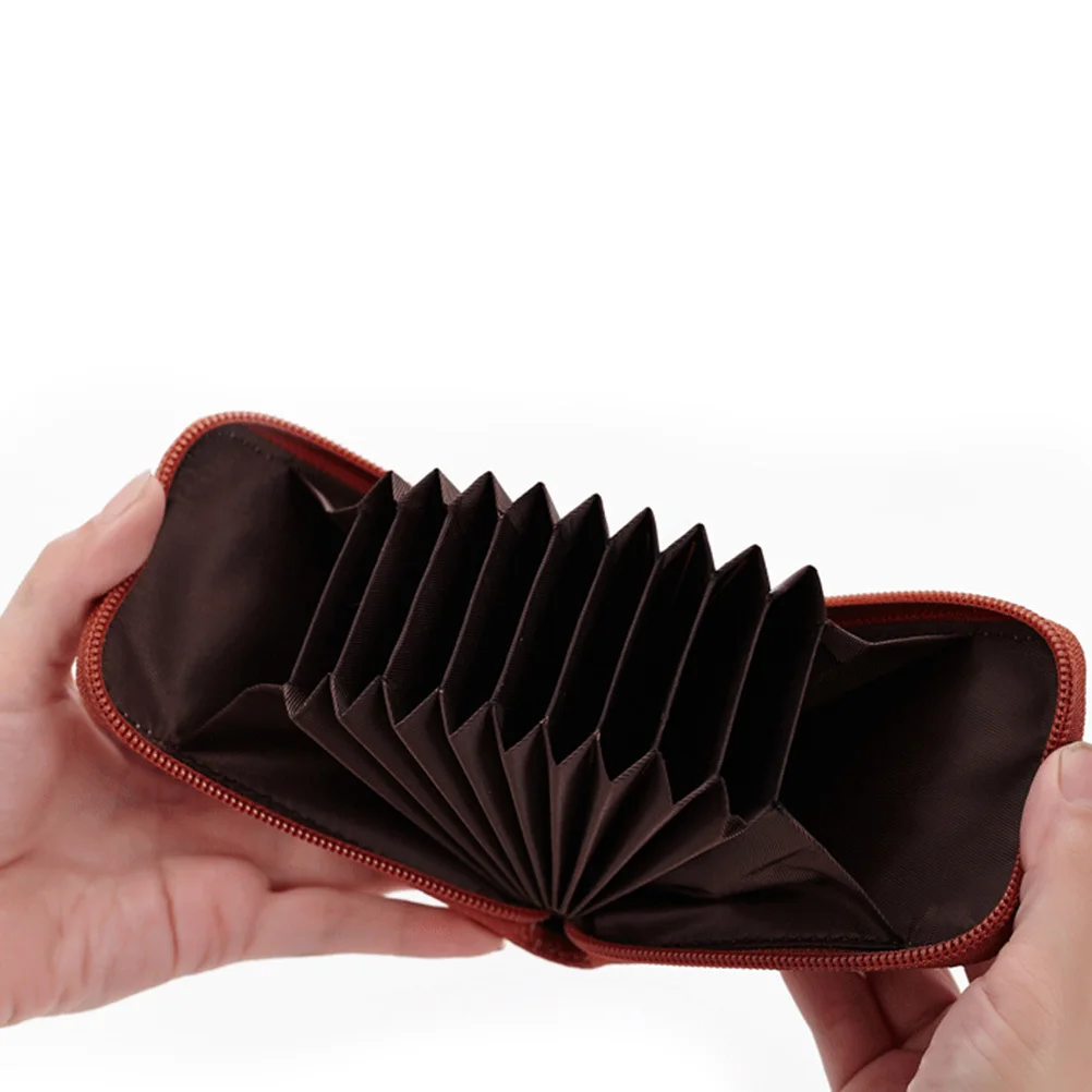 

Credit Case Small Zipper Wallet Organizer Holder Travel Bag Black Bag Credit Case Organizer Pouch