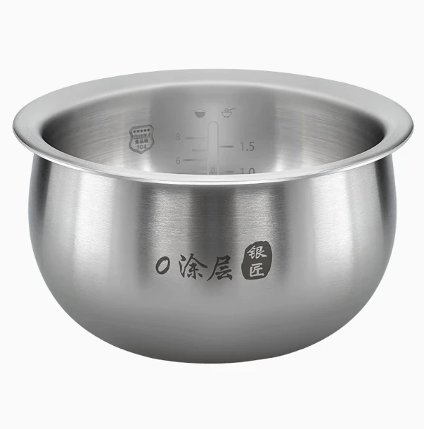 rice cooker liner 304 stainless steel 3L4L5L2 liters refined iron copper crystal inner pot The product can be customized.