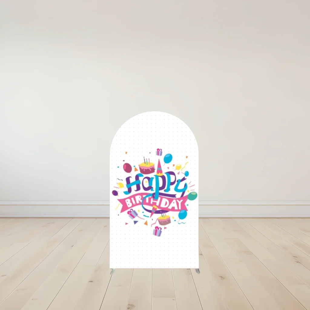 케이크 풍선 아치 사진 배경 배경 사진 아기 젊은 이벤트 생일 파티 장식 용품 소품 행사