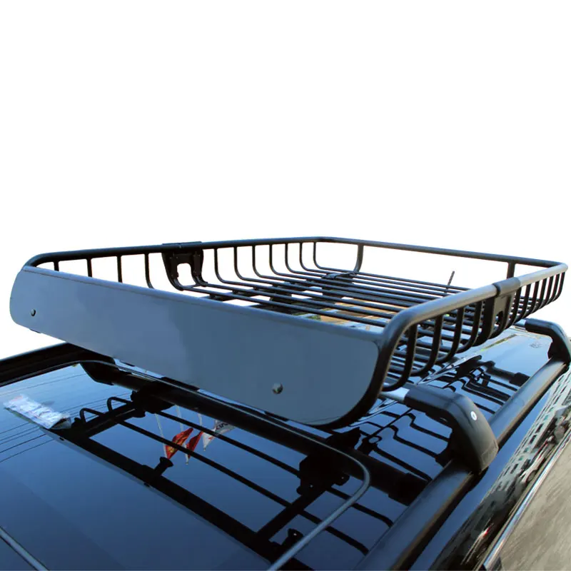 Universal Rooftop Cargo Carrier Auto Part Roof Luggage Basket for Offroad Travel Roof Holder Carrier Cargo Basket