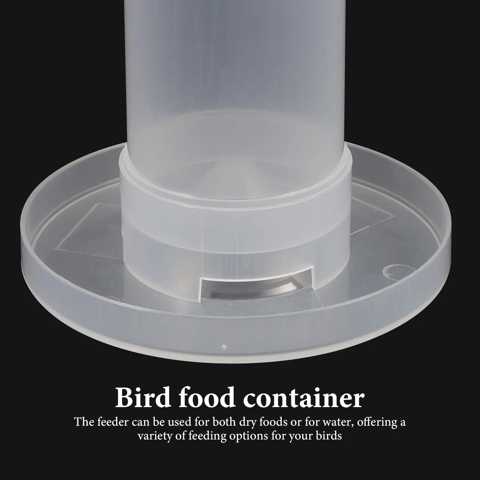 

Automatic Bird Feeder Bowl Sturdy Plastic Food Water Container For Cage Pet Supply Small Bird Feeding Bowl Parrot Food