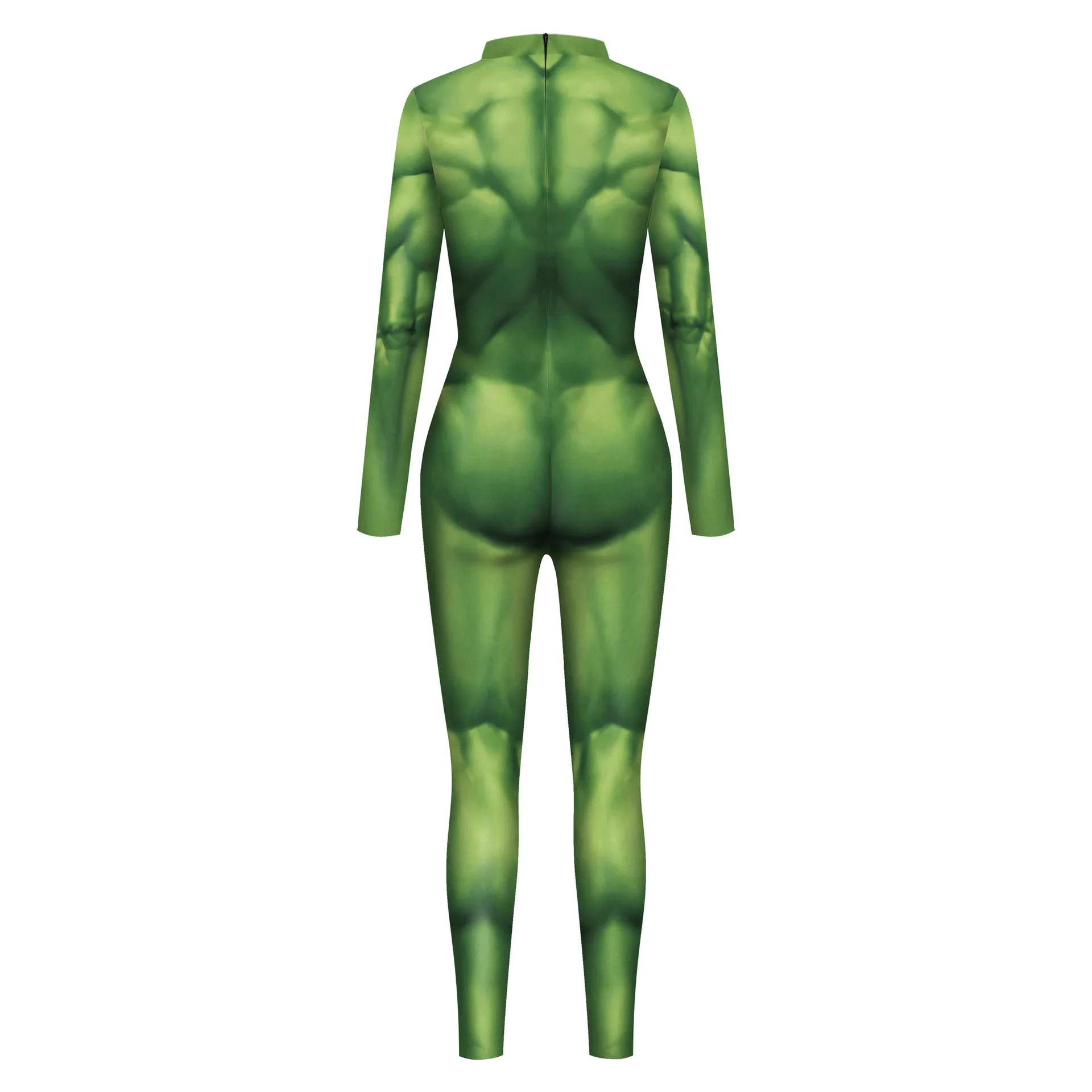 Superhero Bruce Banner Hulk Muscle Tights Jumpsuits Cosplay Costume Men Women Halloween Party Performance Zentai  Bodysuit