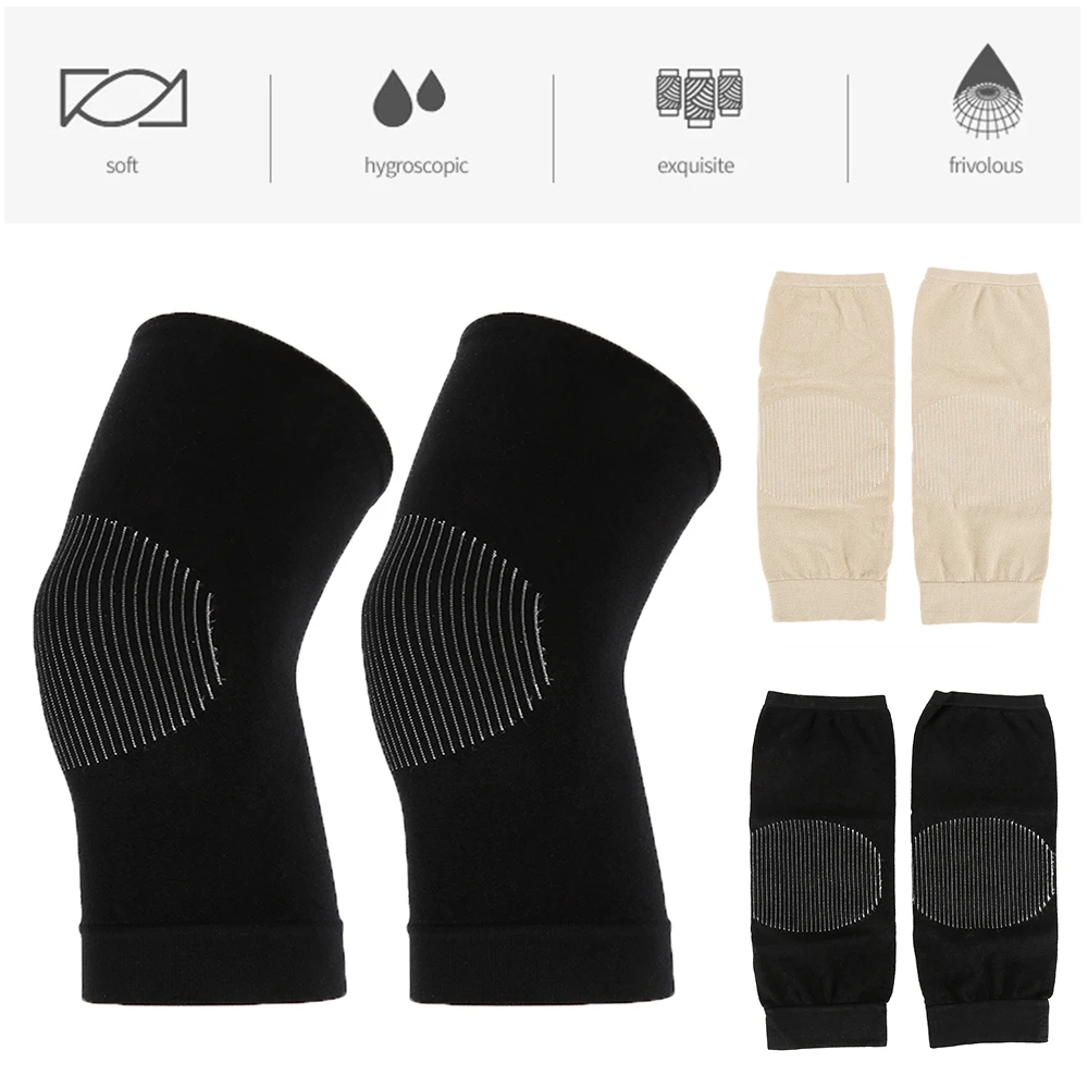1 Pair Knee Pads Warm Socks Knee Joint Protection Accessories Cold-proof For Arthritis Joint Pain Relief Recovery Belt