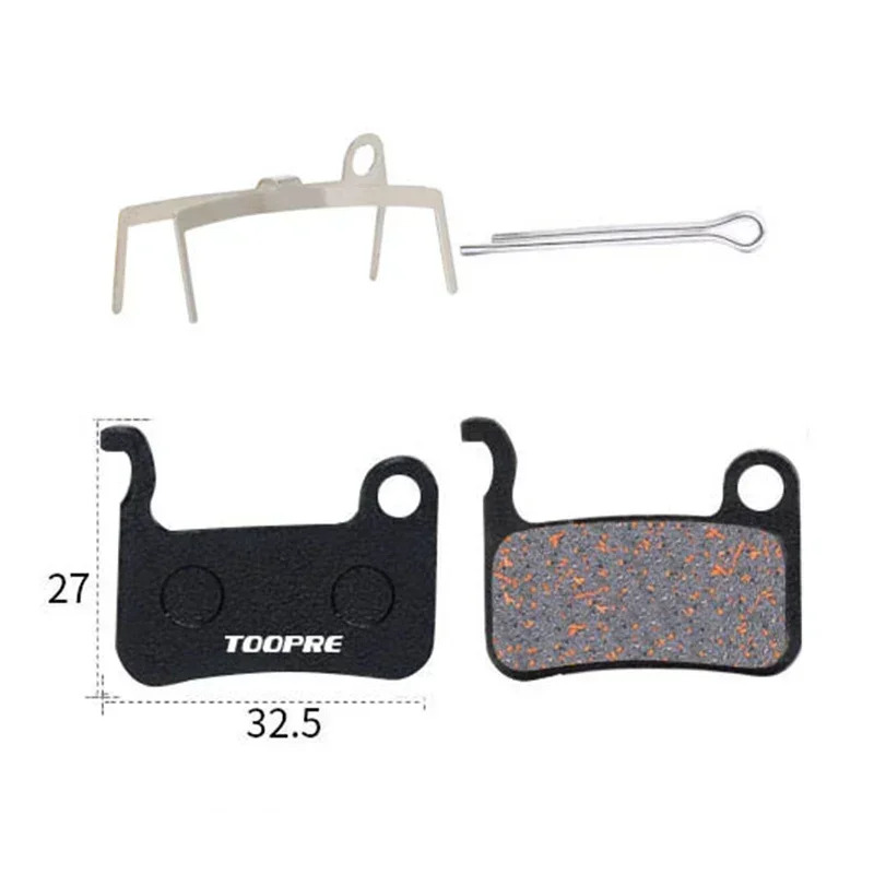 1 Pair MTB Disc Brake Pads Mountain Bike Bicycle Metal Copper Fiber Disc Brake Pad For M446 355 395 BB5 TP-11A TP-07D TP-11E