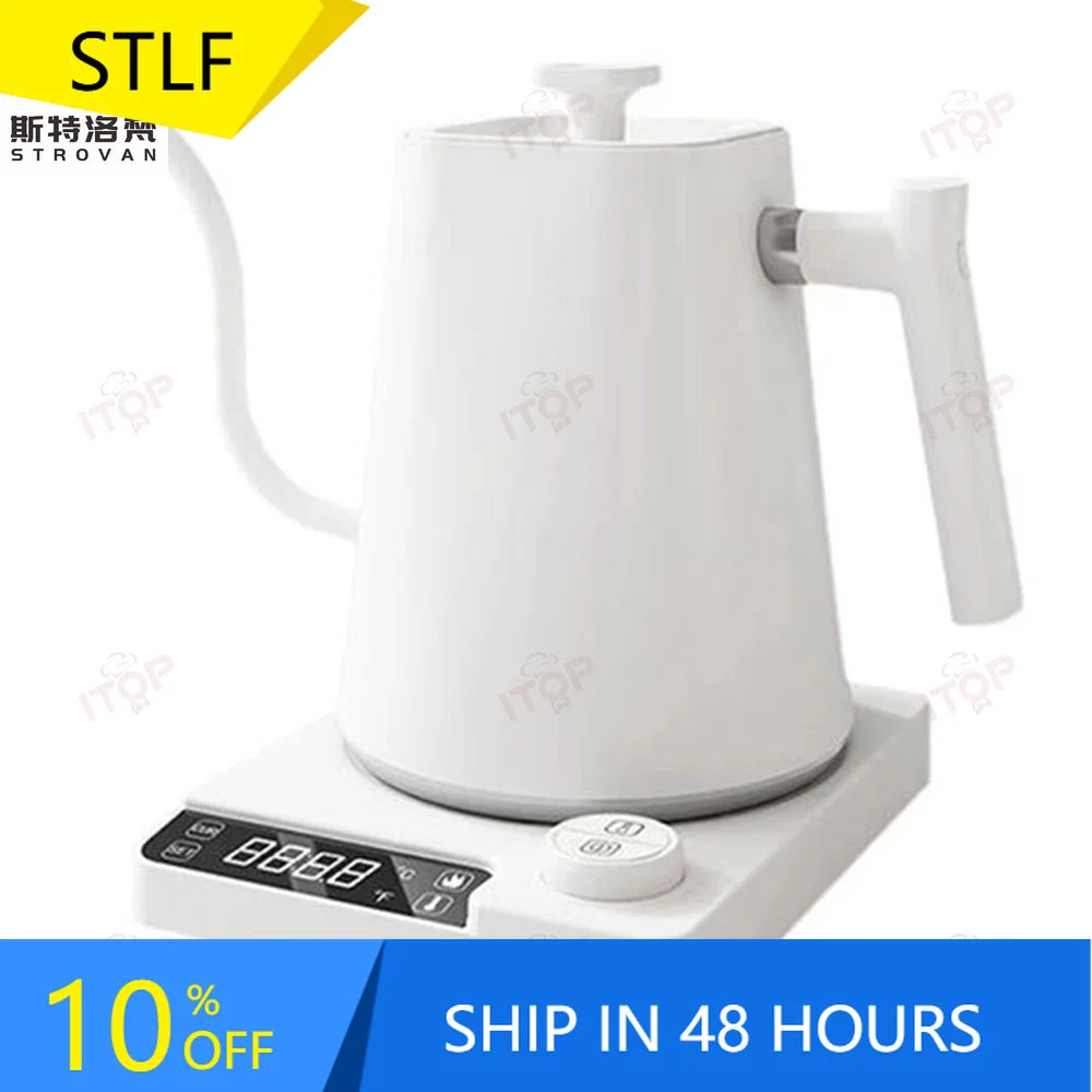 

STLF JW New Arrival 1l Variable Temperature Electric Digital Gooseneck Coffee Kettle Coffee Electric Tea Pot