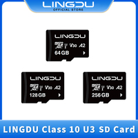 LINGDU Micro SD Card 64GB/128GB/256GB Memory Card Driving Recorder TF Card For LINGDU Dash Cam Car Camera Adapters Class 10 U3