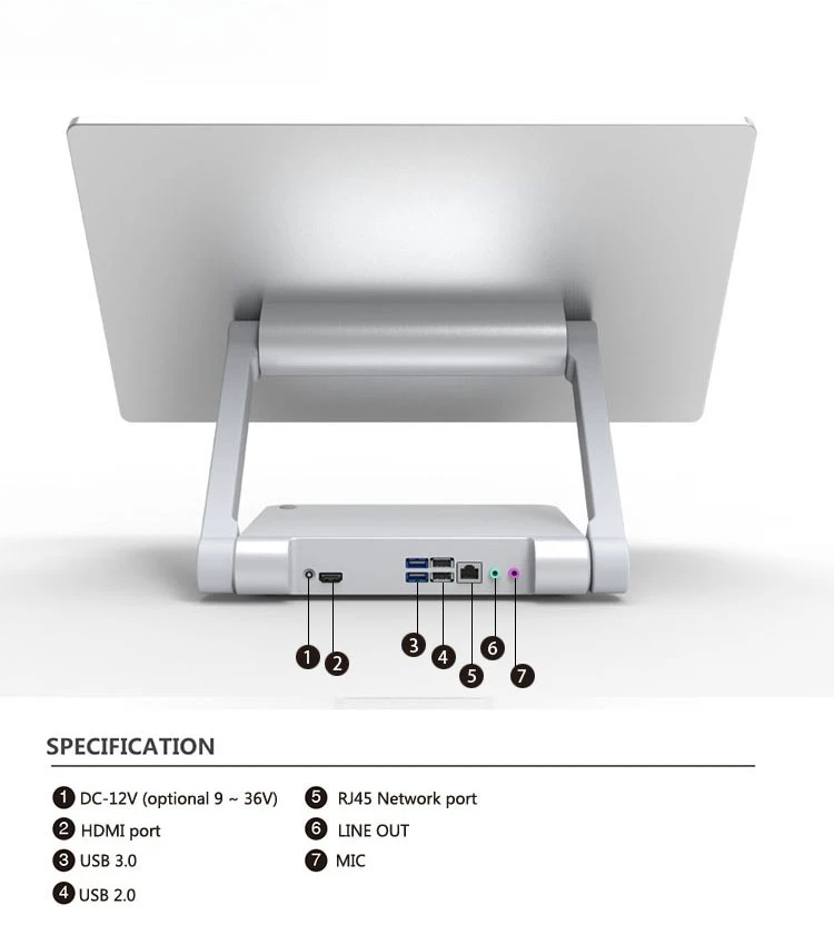 OEM Touch Screen I9/i7/i5 Office AIO Computer Monolithic Computer Set All-in-One Desktop Commercial Industrial All-in-One 27/32 view 2