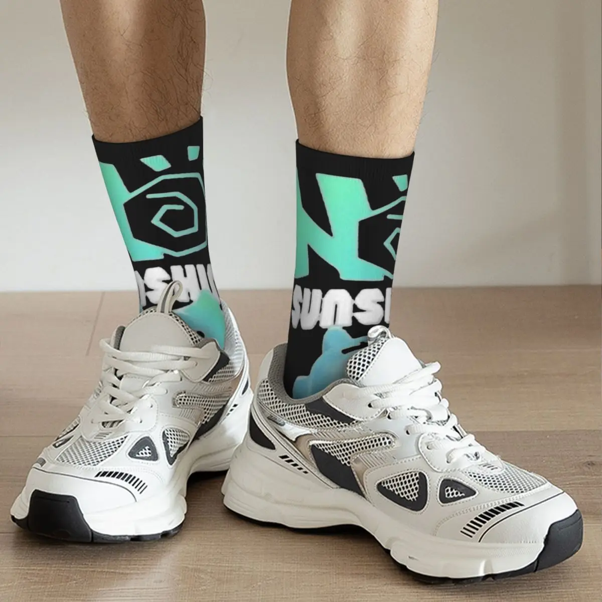 Calcetines deportivos divertidos para hombre y mujer, Camiseta clásica de Lumalee, No Sunshine Just Darkness, novedad