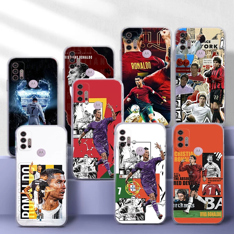 C-Cristiano R-Ronaldo football Soft Case for LG K71 K8 Plus K9 Lite Q510 K92 Q92 Stylo 6 7 V40 V50 V60  G9 X4 Q61 Q60