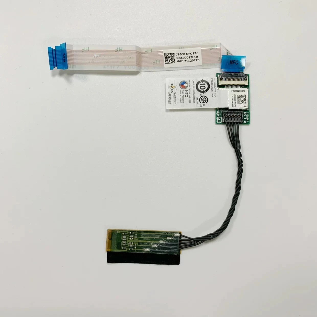 For Lenovo Thinkpad T16 P16S NFC Module Connecting Line Antenna 5 Cables 01AX745