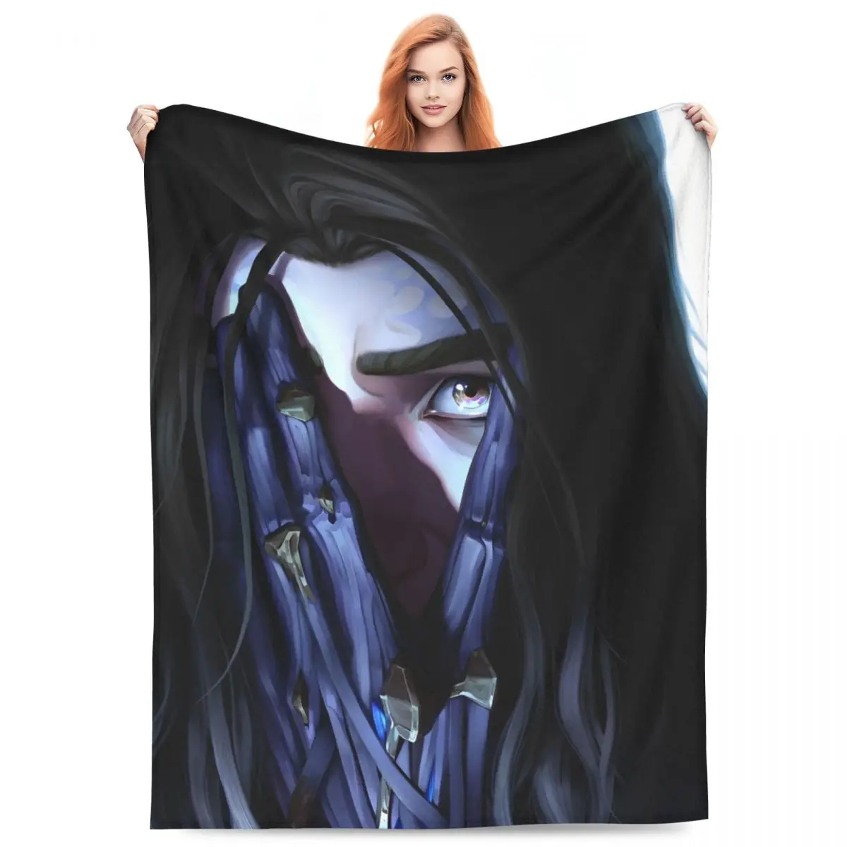 

Arcane Viktor Game Blanket Picnic Flannel Throw Blanket For Bedroom Warm Soft Customized Quality Bedspread Gift Idea