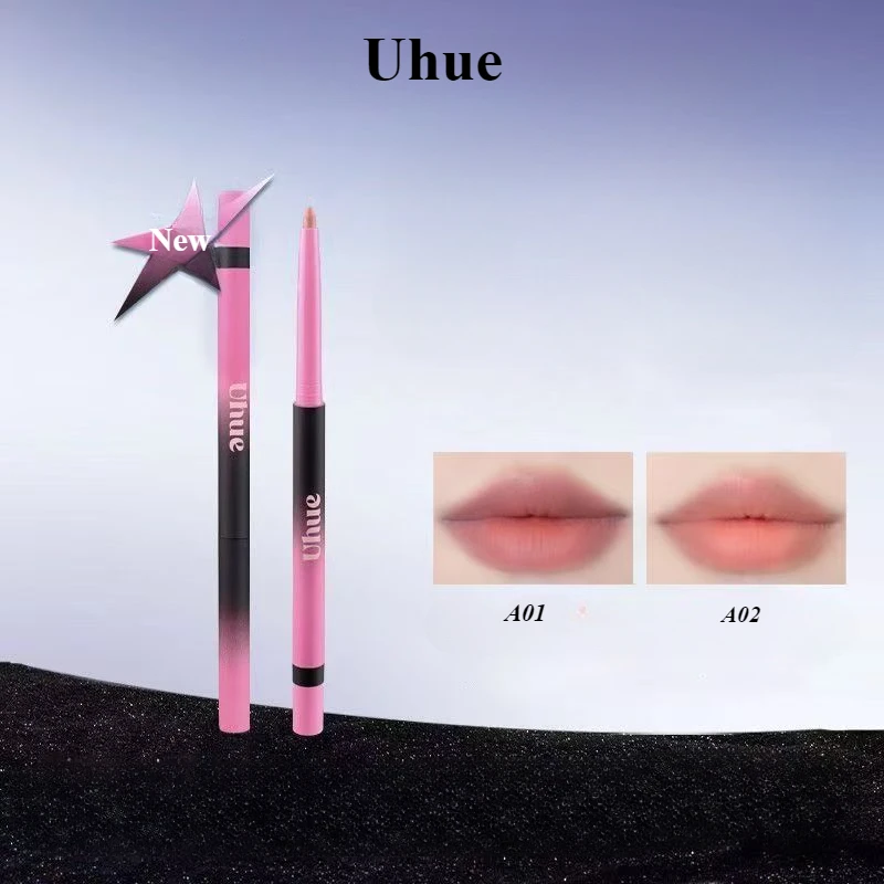 

Uhue Multi Purpose Double Head Lipliner Cosmetics Lipstick Outline Lip Shape Waterproof Long Lasting Nude Natural Beauty Makeup