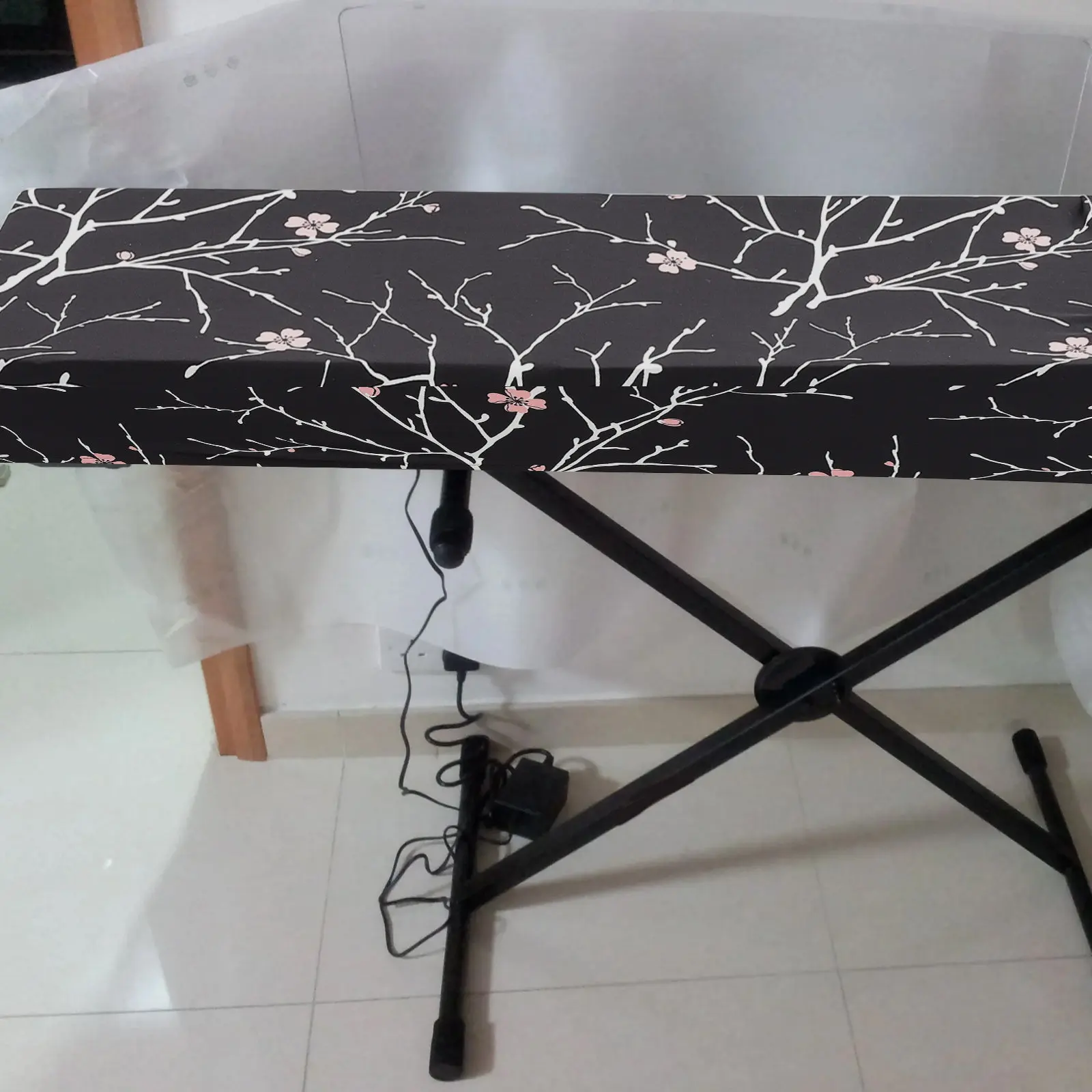 

61 Key Piano Dust Cover Decorative Protector Polyester Keyboard Accessories Durable Anti Scratch Instrument Guard Premium Piano