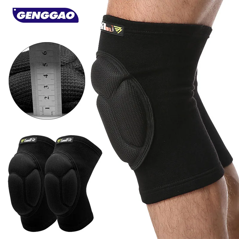 1 Pair Knee Pads Comfortable Non-Slip, Thick Extra Foam Cushion for Scrubbing Floors, Gardening, Construction, Soft Inner Liner