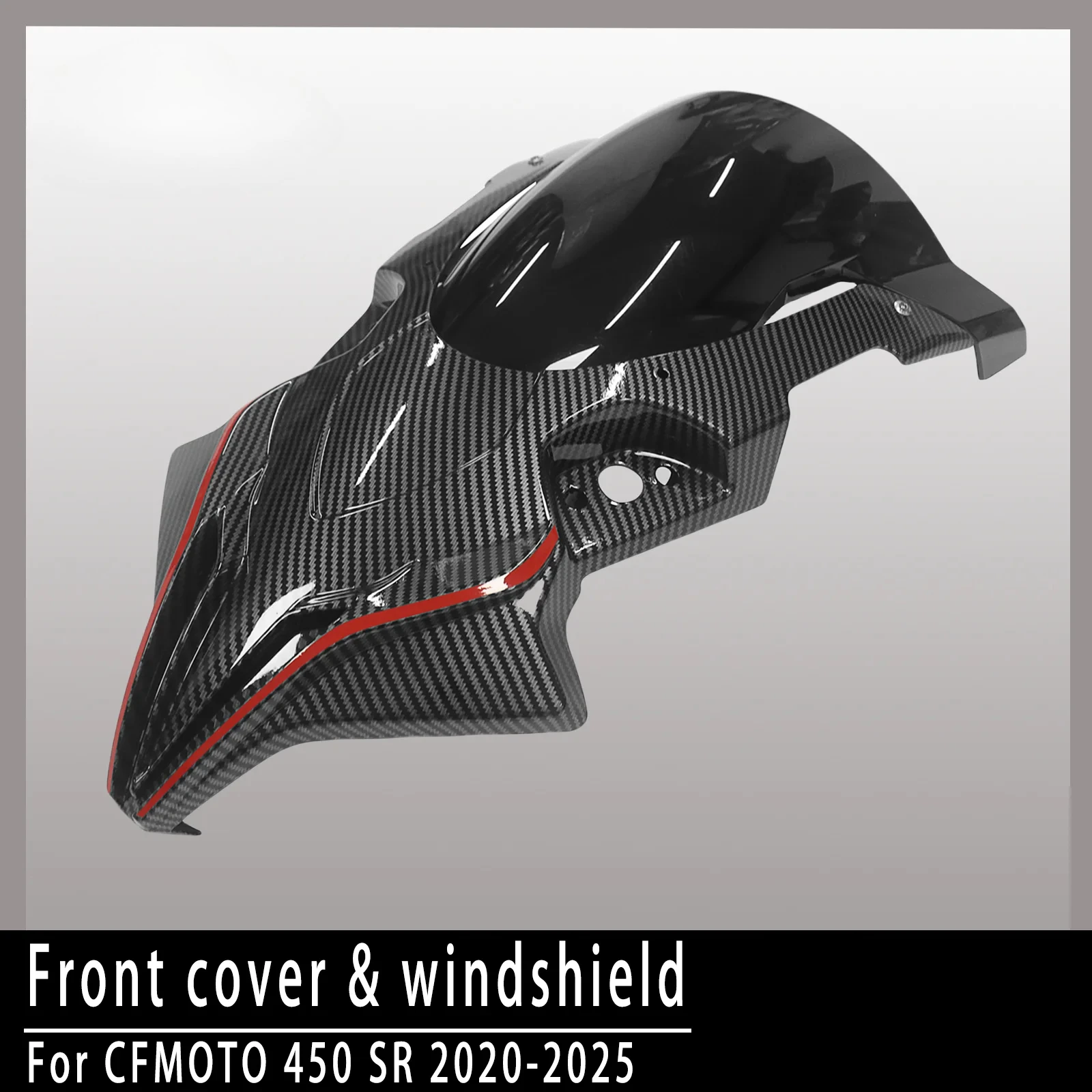 Motorcycle Windshield Plus Windshield, Deflector Protector Windshield, Splicing Style for 450SR CF450SR 2020 -2025 21 22 23 24