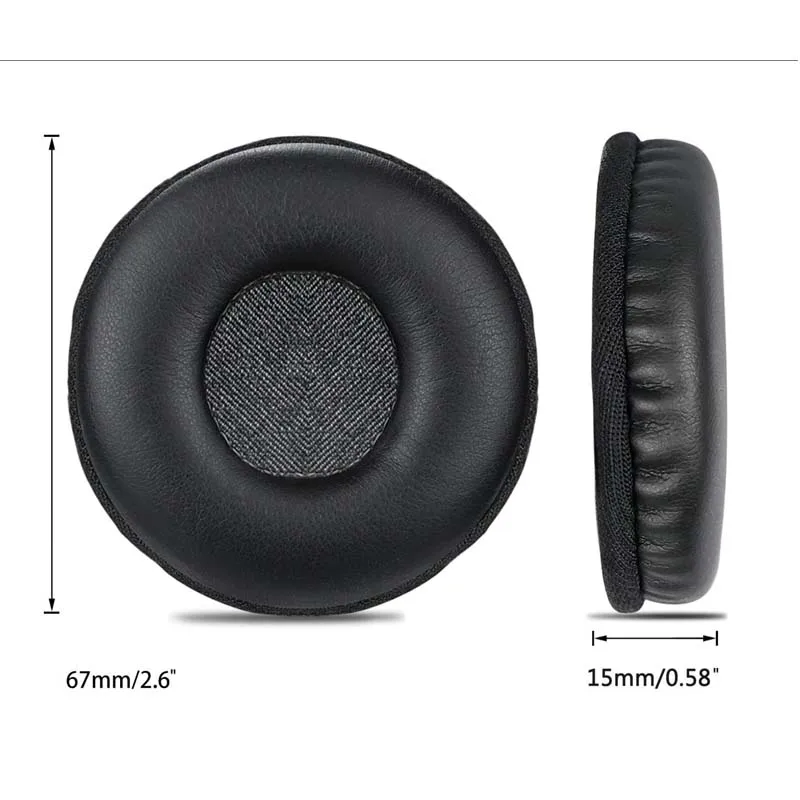 Replacement Memory foam Protein Leather Cushions Ear pads Ear Cover Repair Parts for Logitech H390 H600 H609