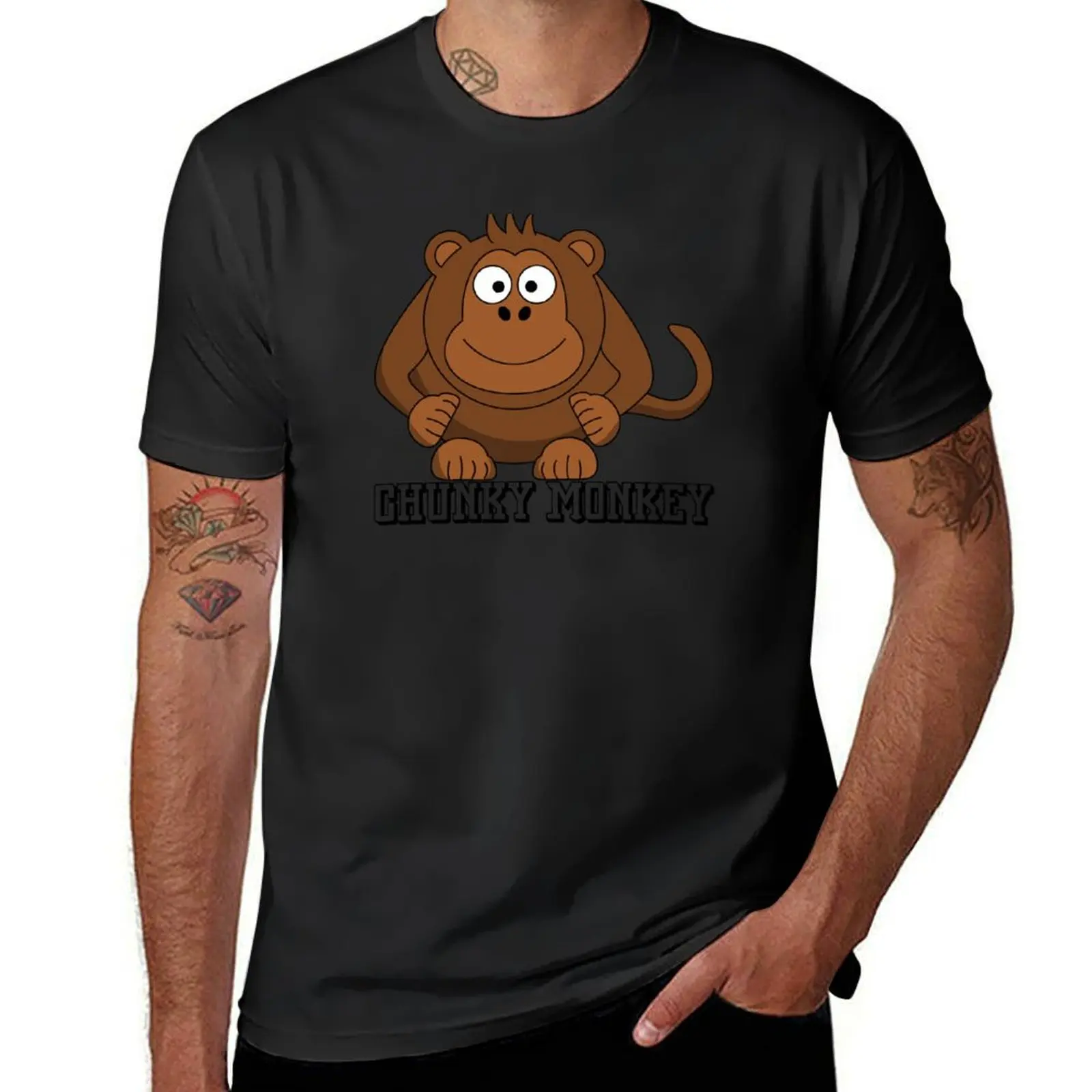 

Chunky Monkey T-Shirt for a boy kawaii clothes fruit of the loom mens t shirts