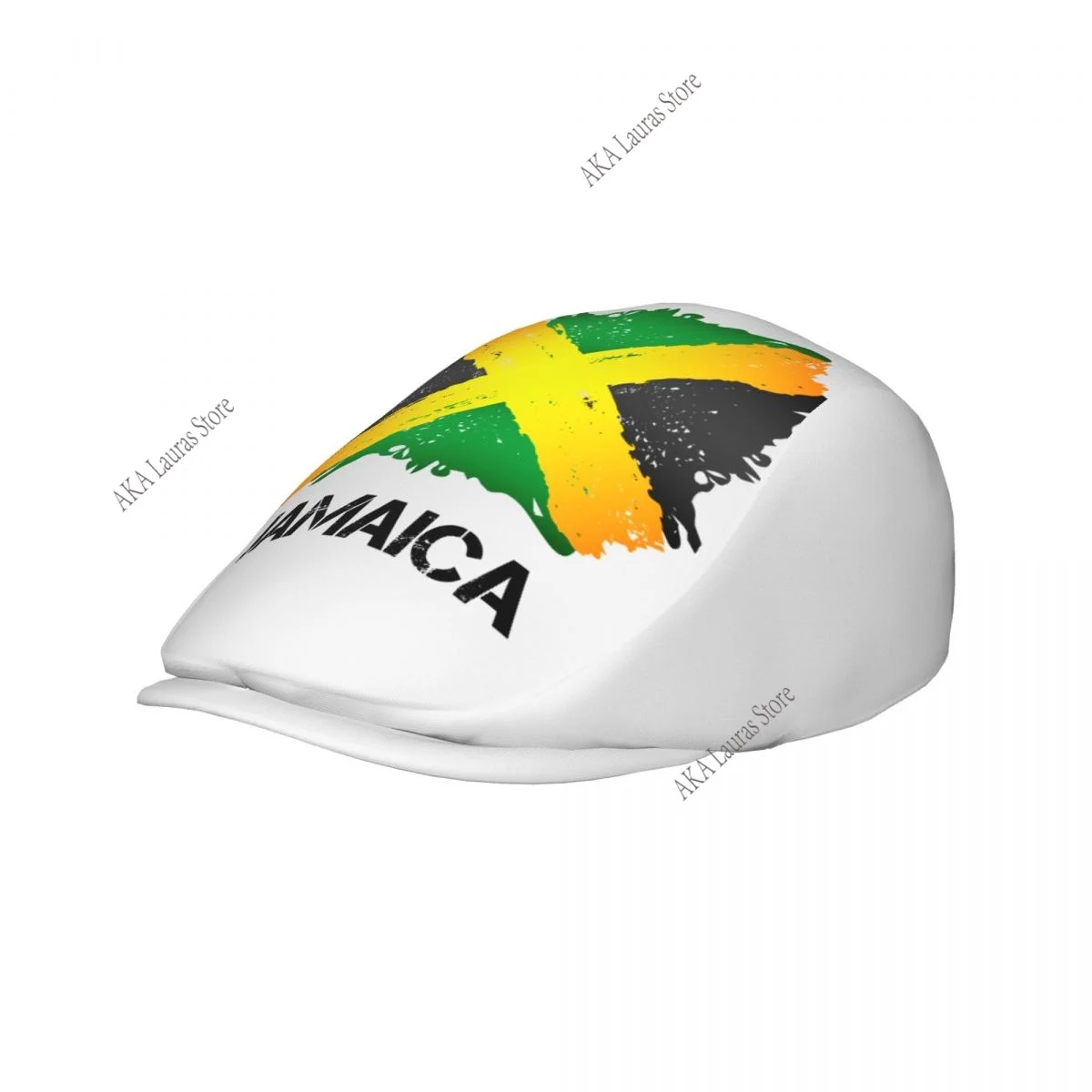 Newsboy Cap Peaky Octagonal Hat Vintage Casual Cap Jamaica Flag Berets Visor Gatsby Flat Ivy Hat