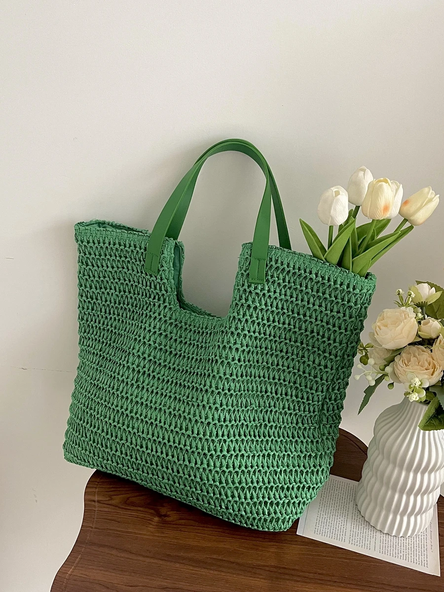 

Большая женская сумка через плечо Capaci St, новинка лета 2023 года, пляжная сумка Verion, большая сумка, мягкая магнитная сумка...