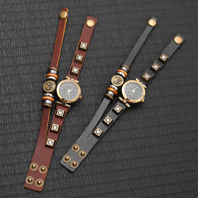 Punk Style Quartz Watch Handma - Women Accessories Pk ulasan dan harga