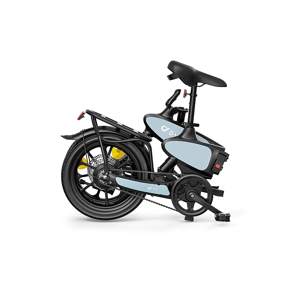 DYU C2 Tragbares Elektrofahrrad 48V 7,5AH Herausnehmbarer Akku Elektrofahrrad 16 Zoll Elektrofahrrad für den Stadtverkehr – Detail 15