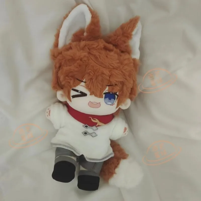 20 センチメートル原神タルターリアアニメかわいいぬいぐるみおもちゃスケルトンぬいぐるみコスプレかわいい耳フェスティバル友人のためのギフト