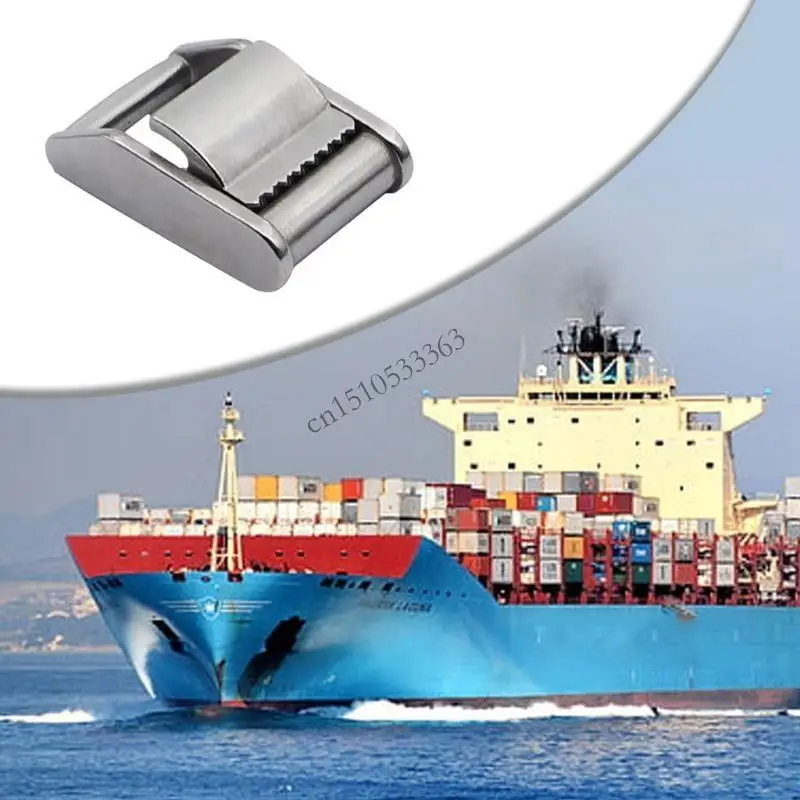 

090E Stainless Steel Cams Buckle for Tie Down Straps 25/38mm Marine Hardware Buckle